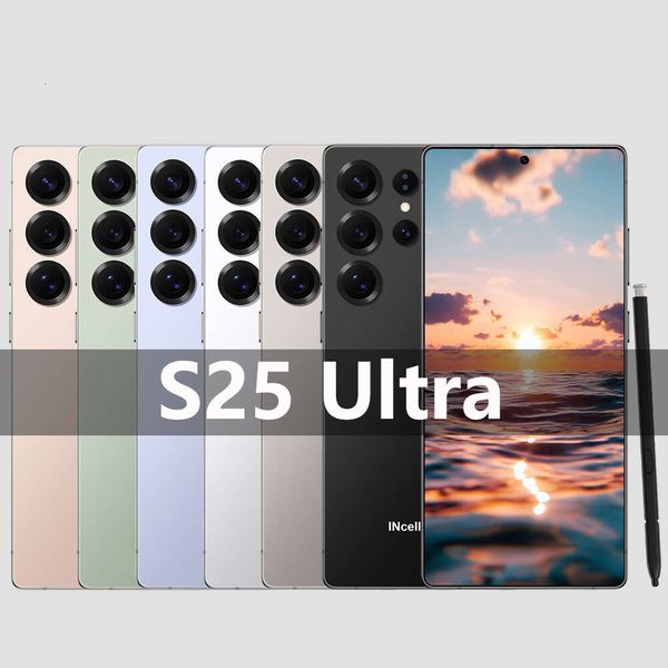 Cellphone S25 Ultra celulares alta gama 7.3Inch HD Screen 16GB+1TB 8000mAh Battery Original Dual SIM Phone High definition Camera Phone Global Version mobile phone