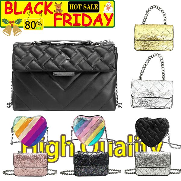 

2025 kurty gegiery elegant shoulder bag eagle head designer bag mini purse women evening party bag geiger crossbody designer fashion chains handbags colours, Black