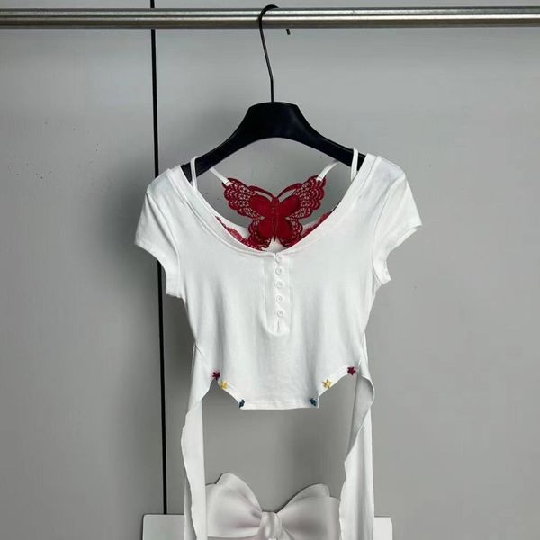 

womens fashion brand party style tshirts original bow design women luxury sling tees high quality female highend corset trend tops, Green