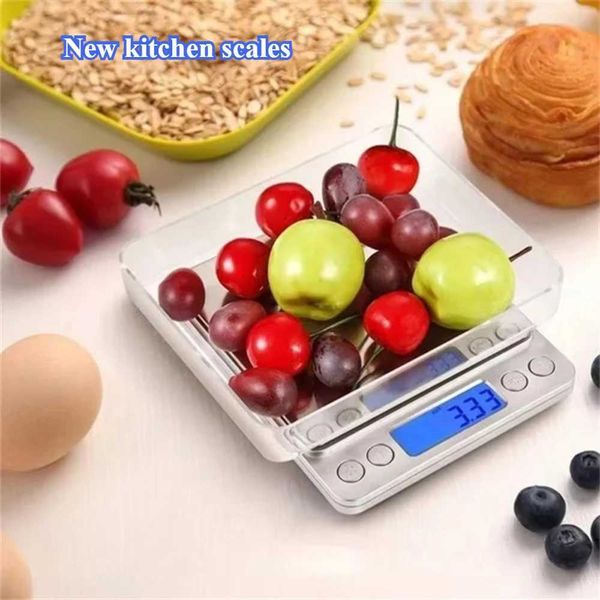 Food scale kitchen accessories home kitchen measuring scale digital coffee balance tool and weight precision restaurant bar gardenXJ250423