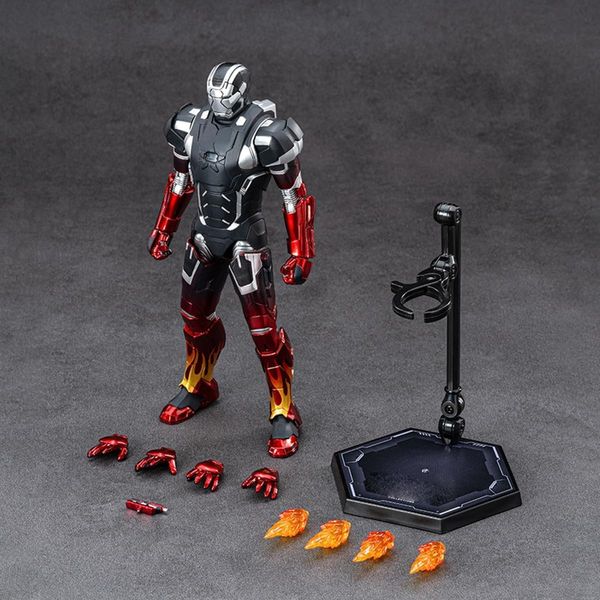 Authentic authorization Marvel ZD Toys Iron Man Finished Product Series Blacklash Figures 7inches MK22 Action Figurines Movie Statue Model Adult Collect Gift