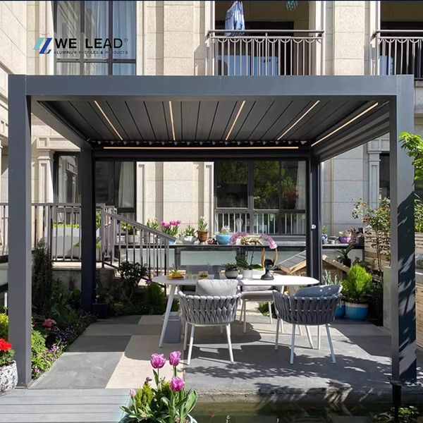 

Aluminum Louvers - Versatile Customizable Exterior Shading System with UV Protection