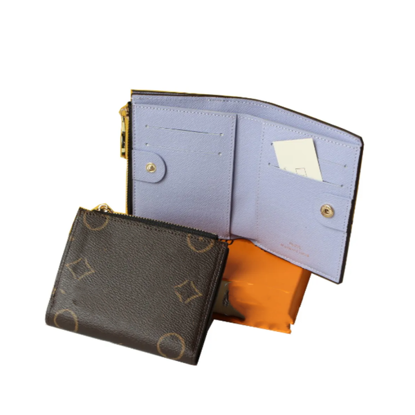 

Portefeuille Lisa Short Wallets Women Luxurys Designers Bags Totes Handbag Zip Wallet Purse Card Holder Pouch Travel 45678218 Messenger Bag With Gift Box 12Cm, Y1