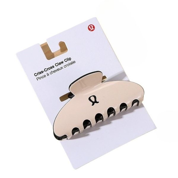 

Clamps Hair Clip Designer American Style Acetate Shark Clip Sports Style Letter Hair Clip Daily Versatile Hair Accessories High Quality