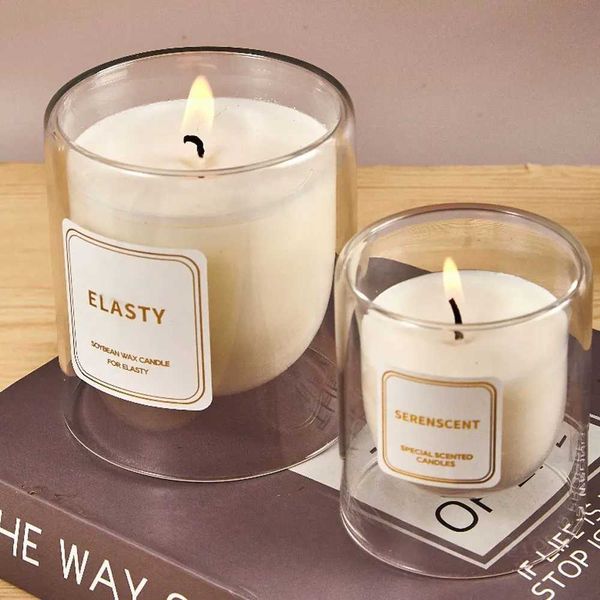 Luxury Candle Jar Set - Cylinder Candle Containers for Scented Candle Making DIY Birthday Gifts Home Decor W251206 W251215