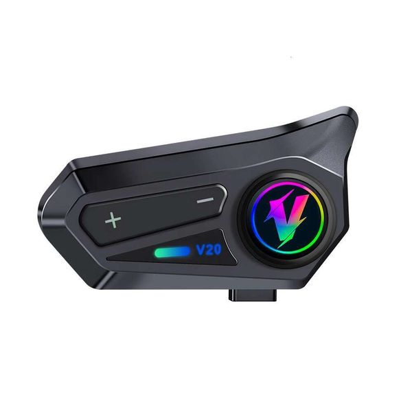 V20 Helmet Bluetooth Ultra Long Standby Wireless Waterproof Hard Microphone Motorcycle Headset