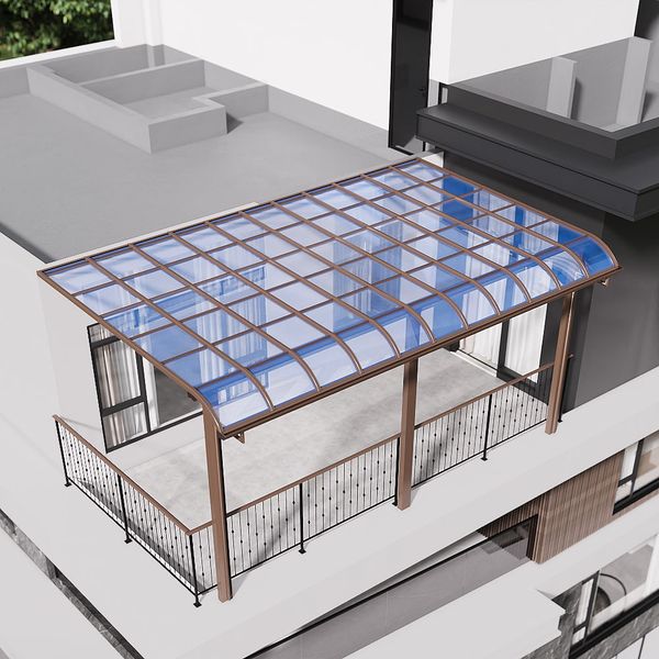 

Unique Bioclimatic Polycarbonate Cover for Gazebo Patio & Carport