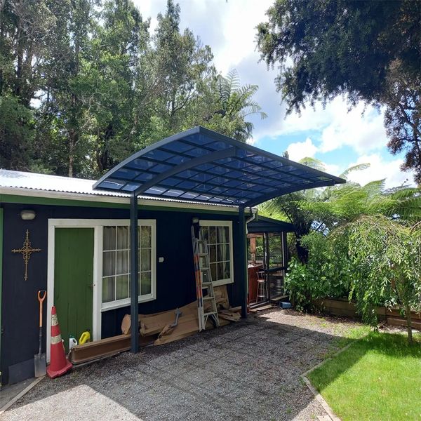 

Premium Quality Steel-Framed Sunshade Structure w/ Water Resistance Features