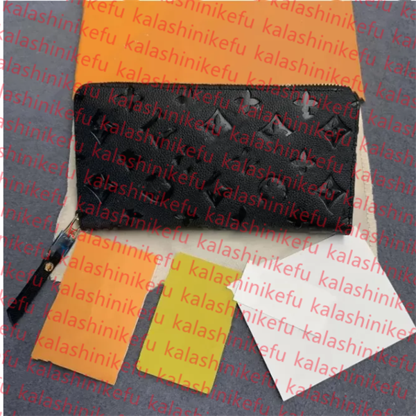 

Luxury Designer Zippy Long Wallet Women's Zipper Brown Mono gram Canvers Leather Check Plaid Good Qaulity wallet bag60017, 1#