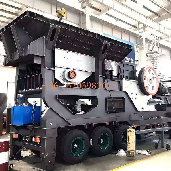 

Crawler-type Mobile Crushing Station Mining Equipment Tracked Movable Crushing Jaw Crusher