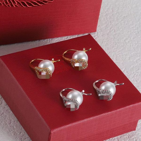 

Gold Stud Earrings for Women, Designer Simple Style Engagement Earring in Brass