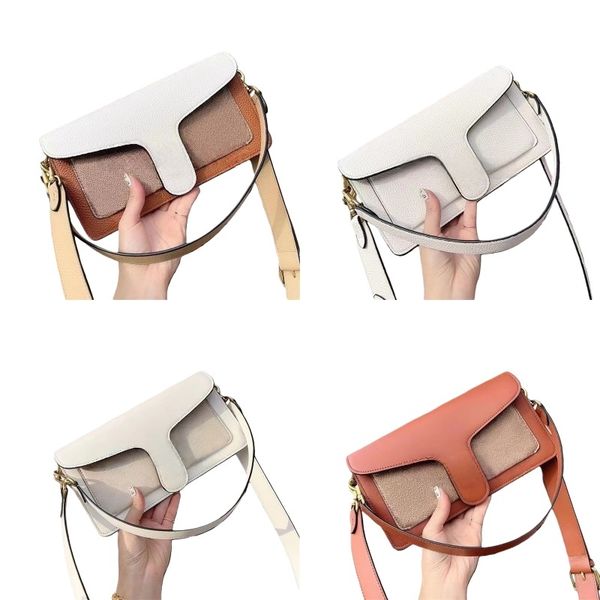 

quality shoulder lady designer 10A tabby bags Women tote handbag purse leather baguette emed man crossbody fashion soft envelope satchel bag te189, 7#