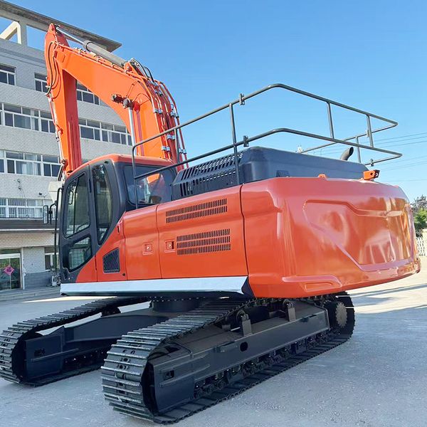 

China Cheap 4x4 Wheel Drive Backhoe Loader 7.5Ton Large Excavator JG75X CE Certified