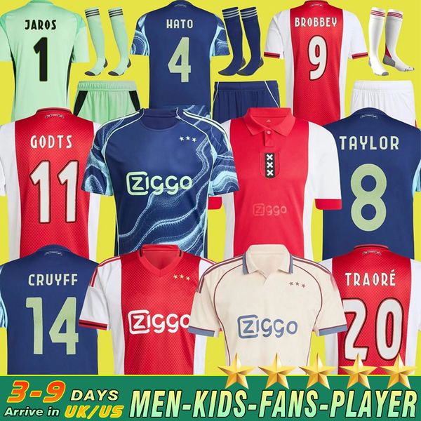 

25 26 125th soccer jerseys Kids Kit football shirts AKPOM Co branded styles TAYLOR CRUYFF Bob Marley stone AjaOX Traore Godts Weghorst Klaassen football jersey A10, Grey