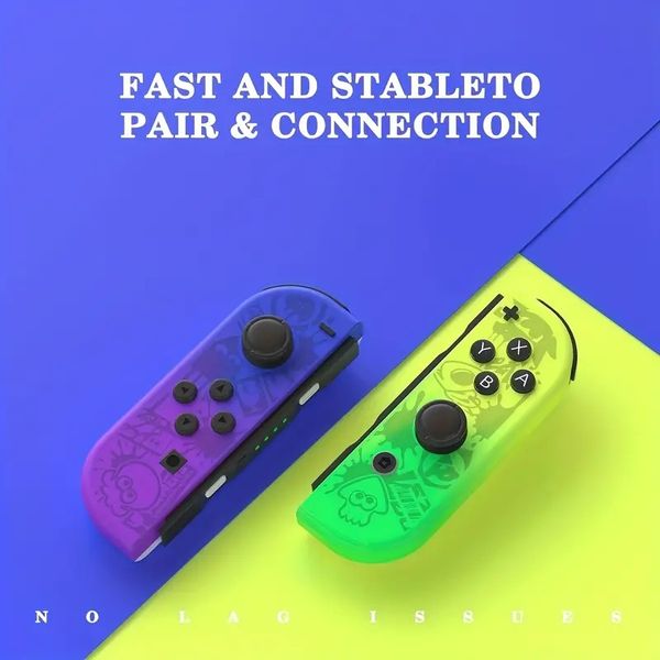 Premium Wired-to-Wireless Adaptability Gamepad for NS Console Modernized Joy-Con Experience