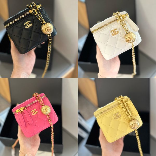 

Designer Bag Cosmetic Bag Cases Makeup Bag Designer Micro Vanity Bag Crossbody Shoulder Designer Tiny Cosmetic Make Up Bags Coin Purse Wallet Mini Purse With Chain, #13