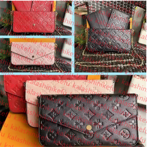 

high quality Multi Pochette Felicie luxury wallet mini purses crossbody designer bag woman handbag shoulder bags designers women luxurys handbags bagzone bag, Blue