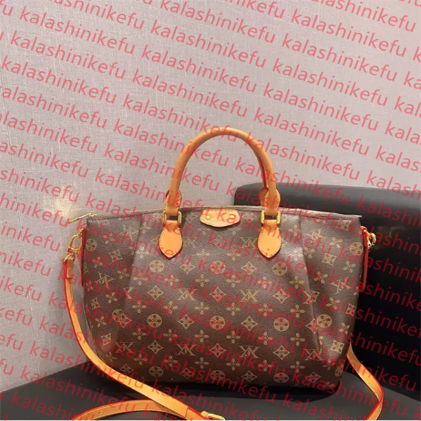 

Shoulder designers purse designer woman handbag Brown flower Women Tote Brand Letter Genuine Leather Bags lady crossbody bag M48812, Split