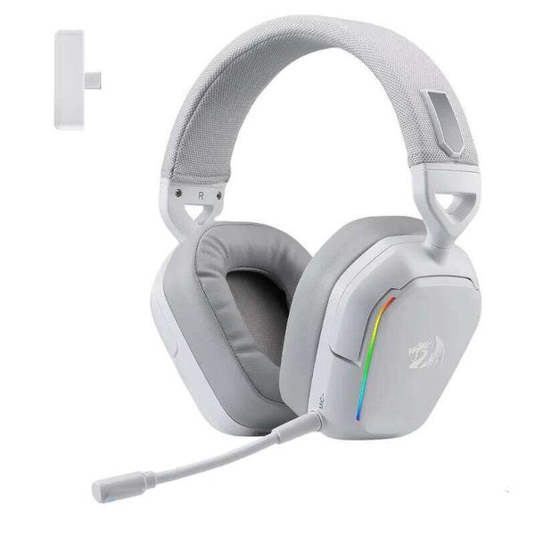 Redragon H868 3-Mode Wireless RGB 7.1 Surround Sound Noise-Canceling Microphone Gaming Headset Over-Ear Headphones