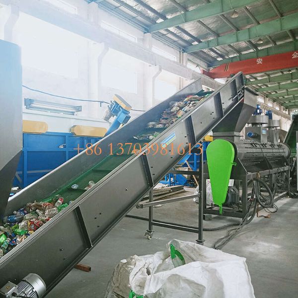 

PET Bottle Flakes Hot Washing Recycling Line Automatic Control System