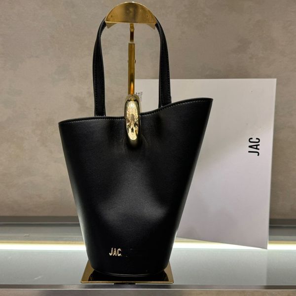 

Totes Designer Asymmetric leather bucket vegetable basket diagonal cross handbag shoulder bag, J1