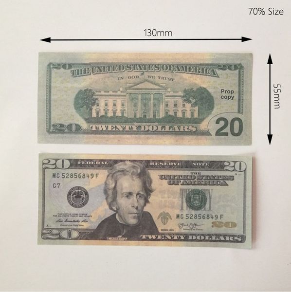 Movie Money Banknote Party Prop Fake Money 10 20 50 100US Dollar Euros pound English banknotes Realistic Toy Bar Euro Pound 100 PCS/Pack 130*55mm 70%