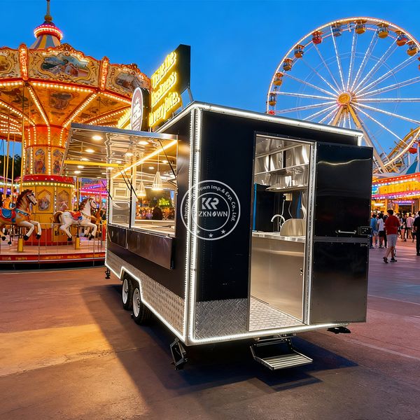 Customize Vintage Horse Trailer Mobile Coffee Ice Cream Shop Bar Beer Food