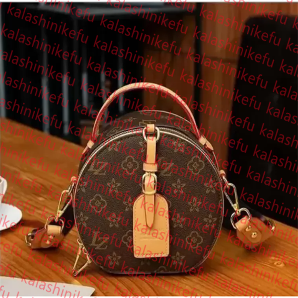 

Round Bag Female Presbyopic High Quality Leather Shoulderbag Handbag Women Shoulder Bags Woman Worn Round Cakes Packages Girls Handbags, Black
