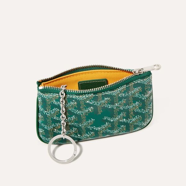 

purse charm bag Wallet Key Chain Green Designer Keychain Jewelry Designers Purse Charm Keyring bag charms designer