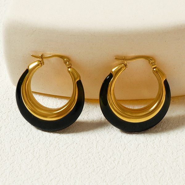 

hoop earrings for men diamond earrings designer earring Real Gold Brass Copper Stamp Letter Earring Fashion Womens Elegance Wedding Party Jewelry Accessories