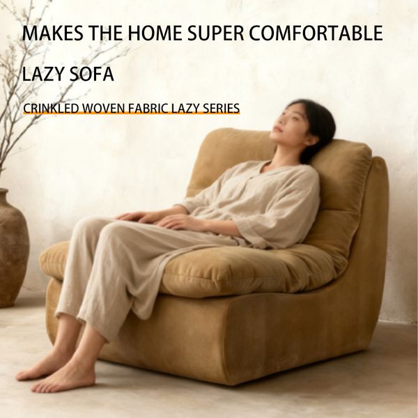 Living Room Furniture--Comfortable Lazy Single Sofa, Leisure Reclining Sofa--B-004