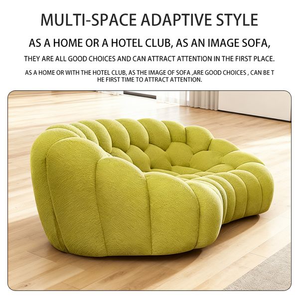Living Room Furniture---Modern Multi-Seater Fabric Sofa, Comfortable Leisure Sofa--B-010