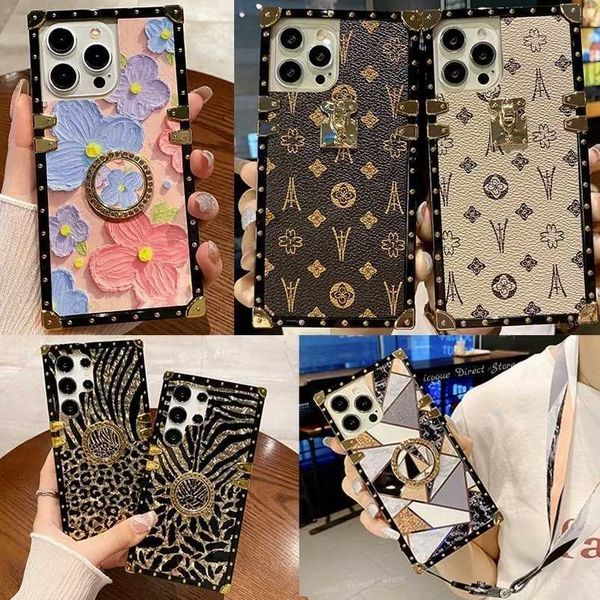 Luxury Phone Case For Galaxy S24 tra S25 S23 S21 S20 FE 5G S22 Plus S24tra S25fe S24fe S25tra S23fe Wen Lanyard C251126