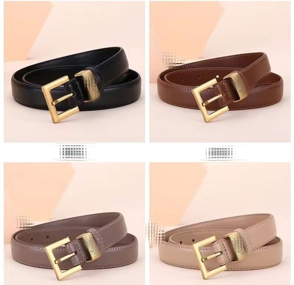 

Contemporary Style Leather Belt by Elegant Designer Brands Designer belt, White