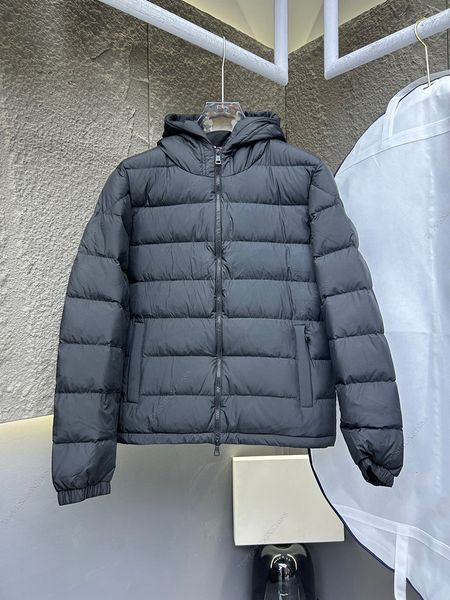 

Mens Down Parkas Winter jacket men doudoune homme femme winter coat designer puffer jacket man embroidered badge stand collar wool NFC down jacket, Green