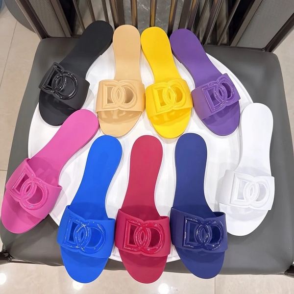 

2025 Designer Sandals Women Interlocking Slides Rubber Slippers Ladies Flat Beach Jelly Script Blue Summer Fall Mules Outdoor Waterproof Luxury Size 36-42, #09