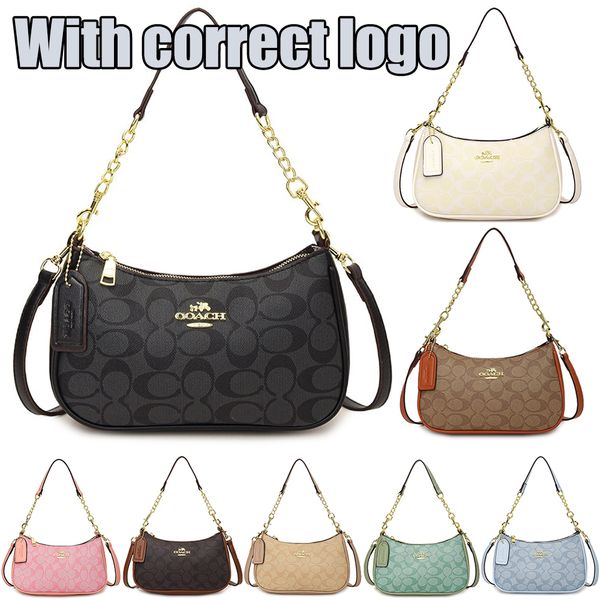 

teri bag designer bag coacher hobo city bag shoulder bag handbag Capacity Shoulder Bag Women Travel Shopping bag Fashion Bags crossbody bag white brown letter bag, Option 8
