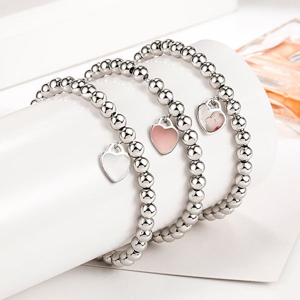 

Designer Love Heart Charm Bracelet for Women - 925 Sterling Silver Plated, Unique Souvenir Jewelry Gift for Her