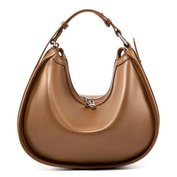 

Women's Bags Designer Bags Hobo For Women Underarm Genuine Leather Shoulder Crossbody Bag High Quality Handbag Birthday Gift, Brown