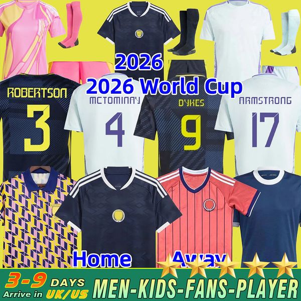 

25 26 Scotland football shirts soccer jerseys 2025 2026 ROBERTSON McTominay McGREGOR SHANKLAND MCGREGOR Homemaillot de Foot men kids kits unifrom pink WOMEN 150TH, Grey