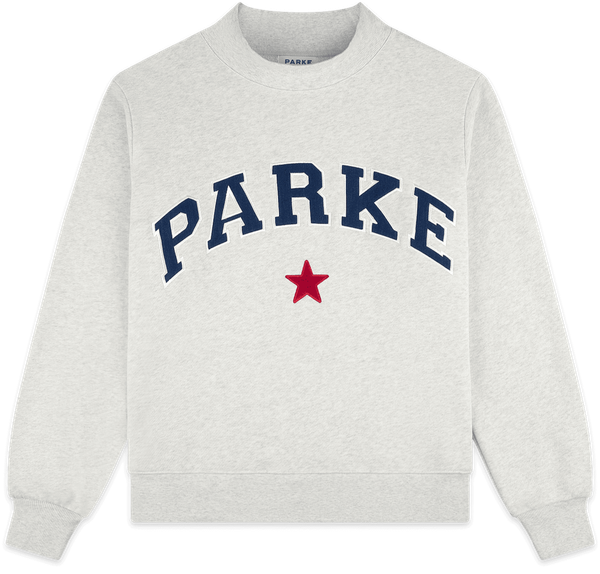 

Parke Mockneck Designer Sweatshirts Sport PARKE Women Designer Hoodies Cotton Comfy Loose Sweater Pullover Jumpers, Blue
