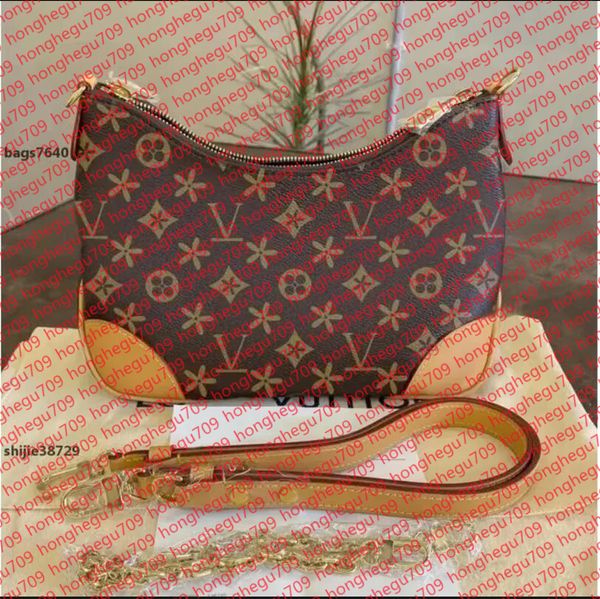 

2025 Designer Loop Hobo Shoulder Bag Women Leather Handbag Vintage Crossbody Half-moon Croissant Bags Sleek Design Satchel Wallet Purses mother bag, Pink