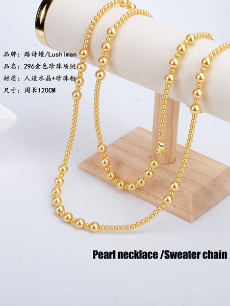 

Elegant Men's and Womens Neckpiece - 1.2m Length Multi-Pearl Layers Chain Jewelry Perfect For Formal Occasions like Wedding Presents