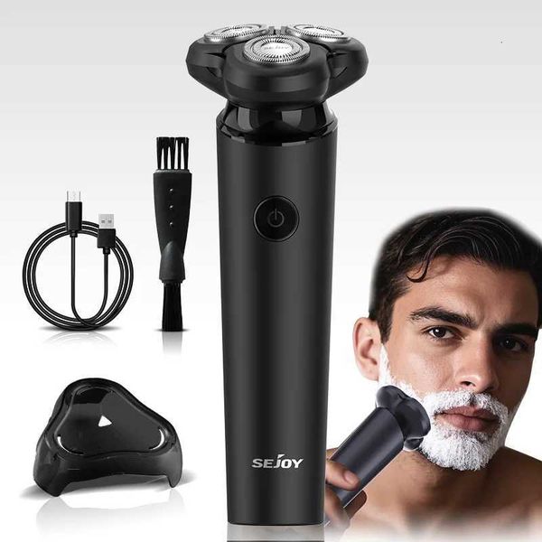 Sejoy Electric Razor for Men Mens Electric Shaver LED DisplayTravel Lock Rechargeable Cordless Shavers for Men X251128