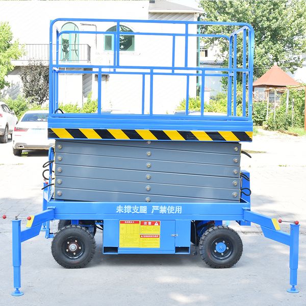 

Custom Color Electric Lift Platform - Self-Propelled 230kg 320kg 450kg Load
