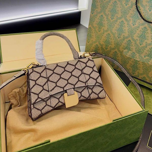 

Hourglass Bag Designer Handbag Fashion Evening Bags Classic Vintage Double Letter Cross Body Shoulder Bag Top Quality, L0g0