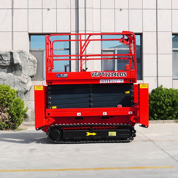 

Mobile Truck Loading Platform - Hydraulic Container Lift With Foldable Ramp Design