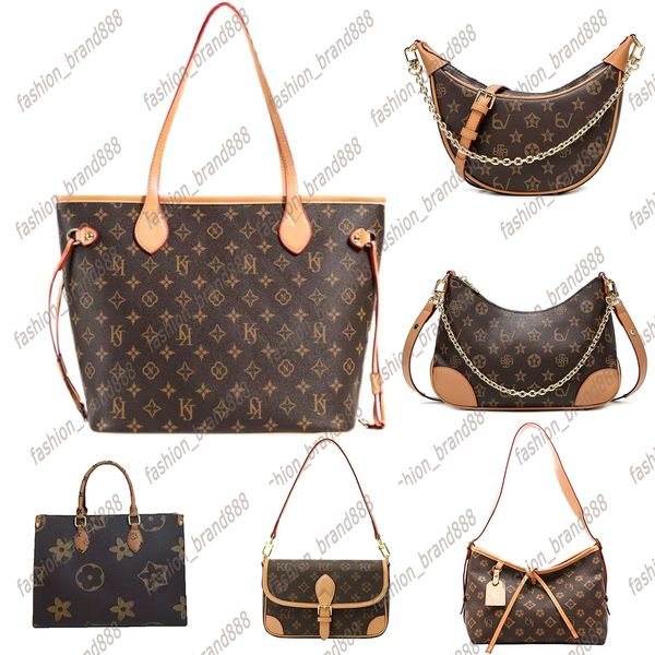 

Designer Luxury Leather Tote bag Women Old Flower Fashion Shoulder Bag Leather Bags Leisure Versatile High Capacity Composite Shopping Laptop Bag 009, #8