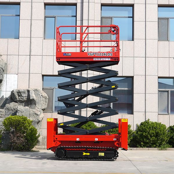 

Truck Loading Container Platform - Mobile Hydraulic Lift With Foldable Ramp
