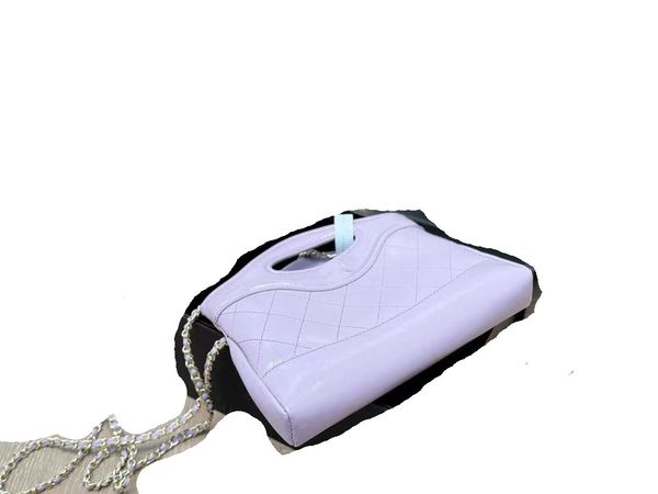 

2025 new cf satchel Latest Bag Original Luxury Designers mono Handbags Fashions Steamer classics Handbag Fashionable hand-held and crossbody bag, Purple